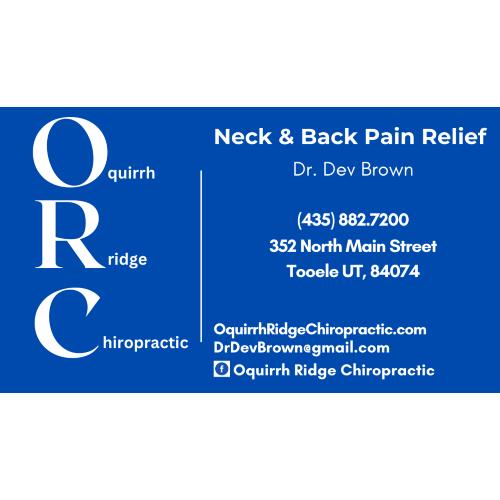 Oquirrh Ridge Chiropractic