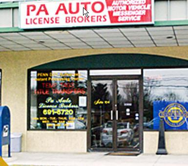 Pa Auto License Brokers