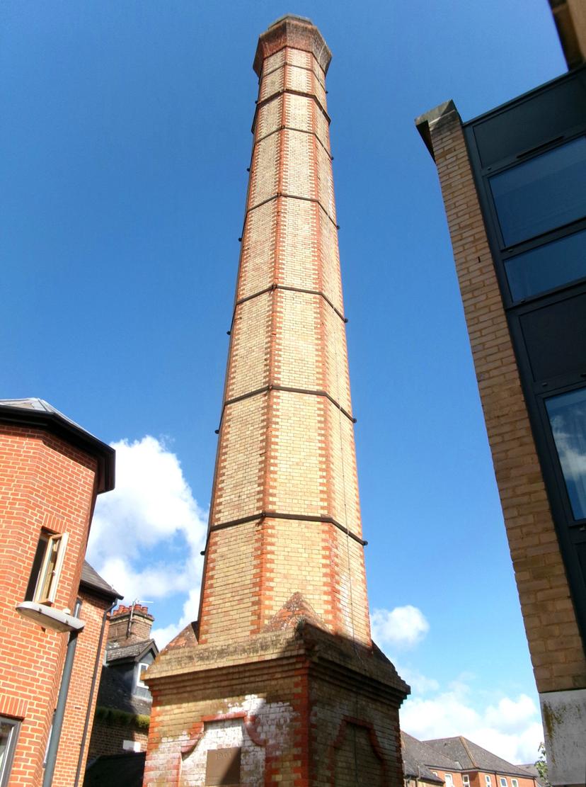 Morrell's Brewery Chimney, St Thomas' Street, Oxford, England OX1 1JG ...