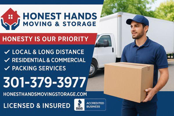 Honest Hands Moving & Storage