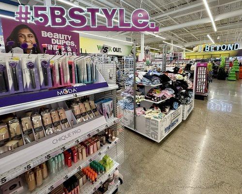 Beauty supplies, clothes, etc.