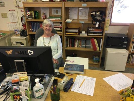 Elaine, the awesome librarian!