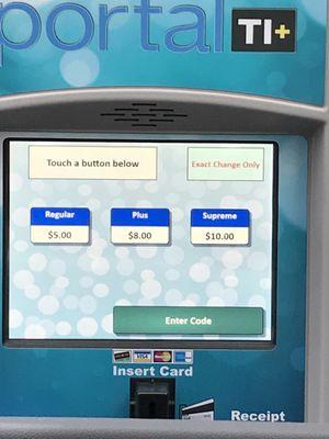 Touch-free at wash starts at $5.