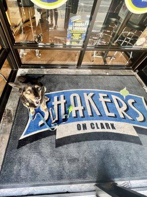 Luna says "come treat yourself to a good time at Shakers!"