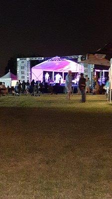 Live band entertaining us towards the end of the night. Great music!