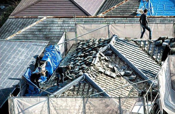 Hail damage roof repair in Dallas