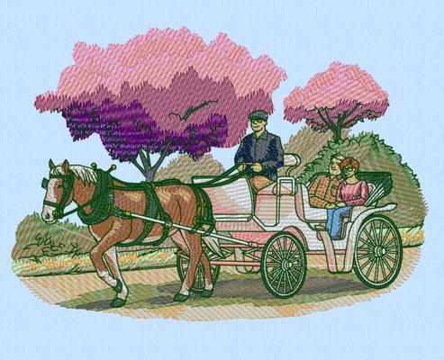 Springtime Memories Carriage Ride