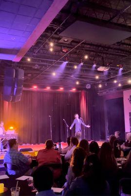 One of our amazing Students singing at our Cabaret.