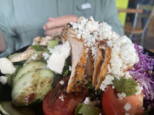 Blackened chicken salad
