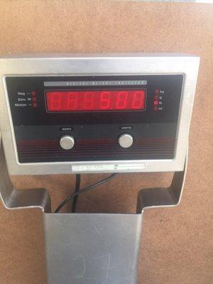 Scales for calibration,repair and sales