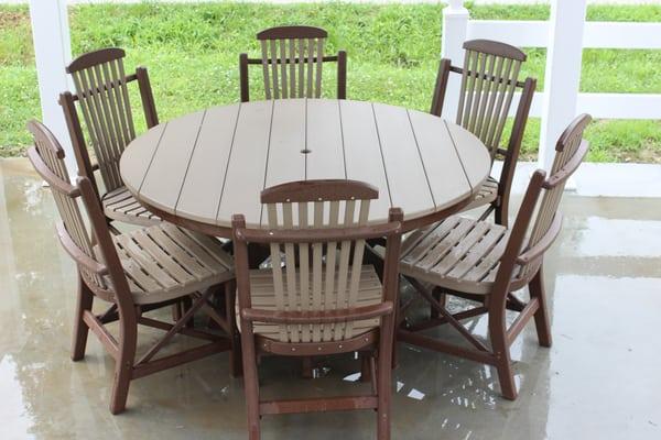 60" Poly Patio Table