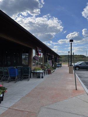 Plants for Sale & Parking Lot @ Verrill Farm in Concord MA.