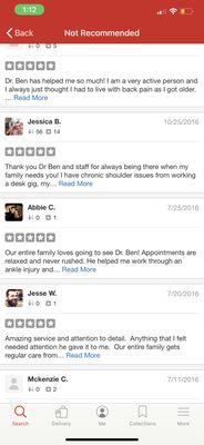 Make sure to check out our "unrecommended" reviews on yelp ;)