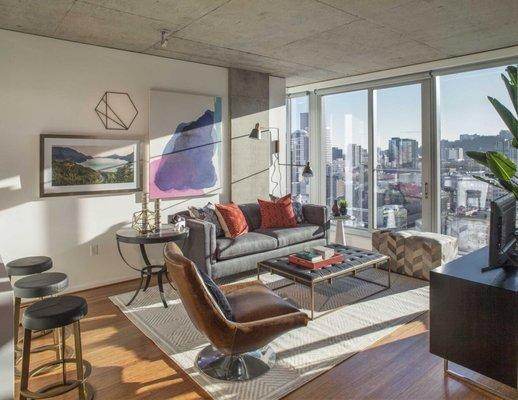 Bright Living Spaces!