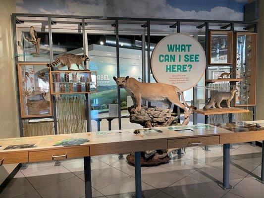 The front lobby of the Center