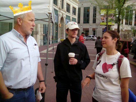 Donut Day Indy 2017 with customer Doug!