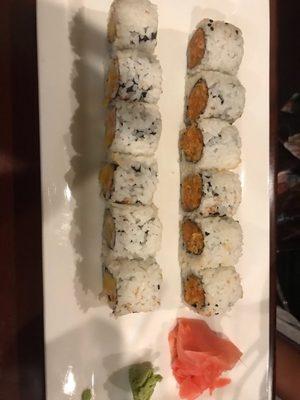 Spicy mango roll