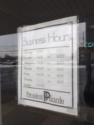 Business hours
