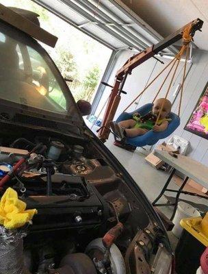 New Technician in training!