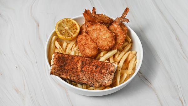 Blackened Mahi & Shrimp