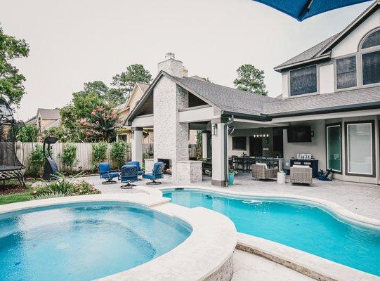 Patio and Pool
