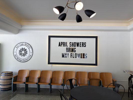 April showers bring May flowers...