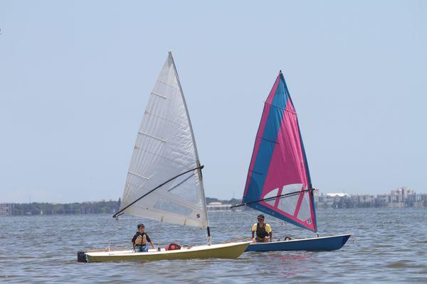 Explore the river on a sailboat!  We have Sunfish, Force 5 and Multihulls -- Lessons, Rentals and Kids Camps and Tours!
