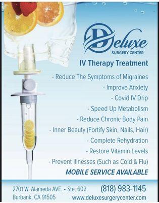 Special COVID Drip available in the comfort of your home