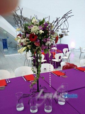 Iron tree centerpiece