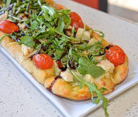 Pesto Chicken Flatbread