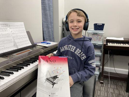 Catching up to his sisters!