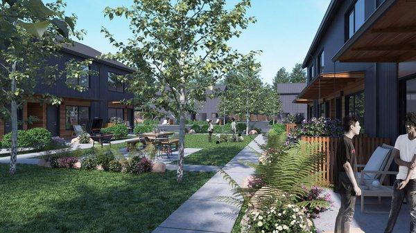 Collaborating with ROSE Community Development, we designed a renovation to an affordable housing project in East Portland.