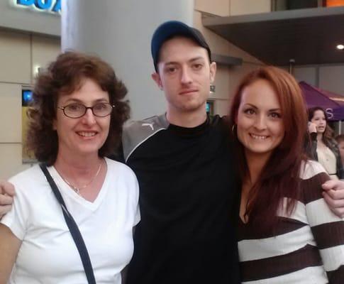 With my kids at concert.