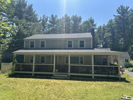 Brand new roof replacement using an IKO Dynasty shingles  completed 6/22