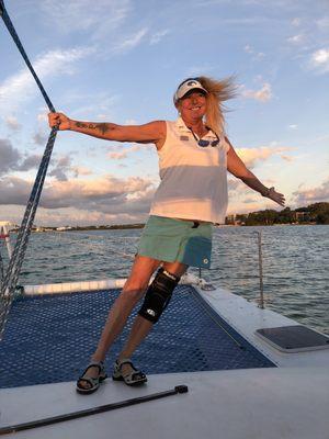 Keyzee, breezy and beautiful Captain Lolly!