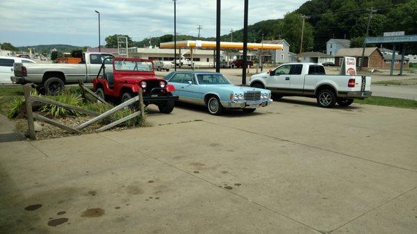 A couple of classics in for repairs.