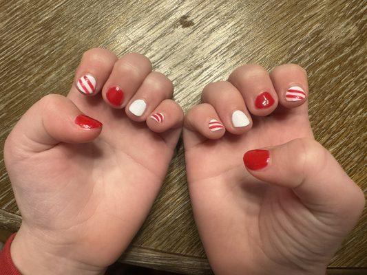 Christmas nails by Eva