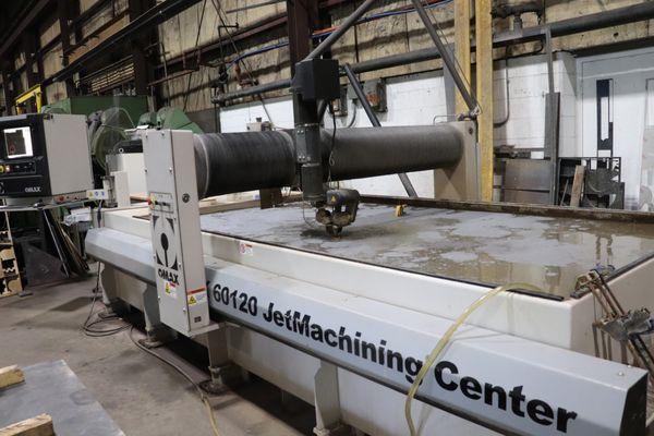 Our Omax Waterjet can cut almost any material into the shape you need!