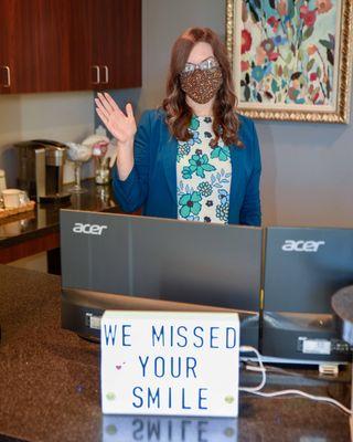 Hello! Wave greeting!