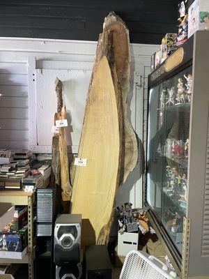 Live edge wood slabs