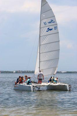Sailing - take a lesson or just relax and we can take you for a ride.  Rentals for individuals or groups. Kids, too!