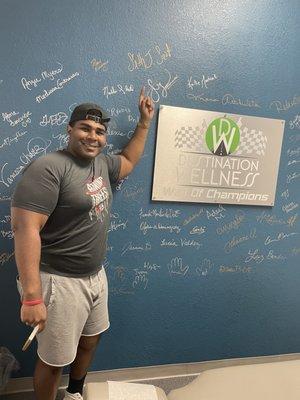 Graduation. To maintenance/maintain my health adjusted back -No pain . Thank You Desert Sun Chiropractic . Thank You DOC "O"