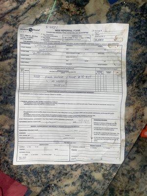 Referral with no provider specified.