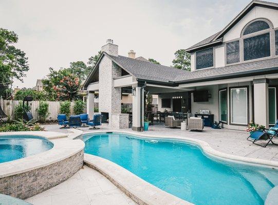Patio and Pool