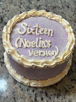 Key lime cake with cream cheese frosting