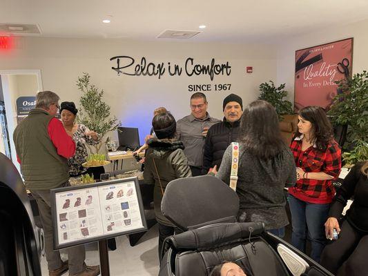 Relax in Comfort Grand Opening December 4, 2024 event!