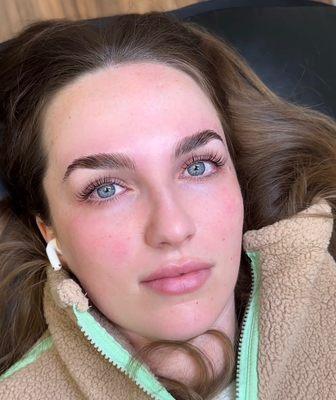 Lash lift and tint by Monique