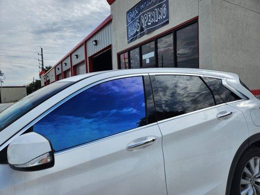 Give little changes to your car by adding a Chameleon window tint.
