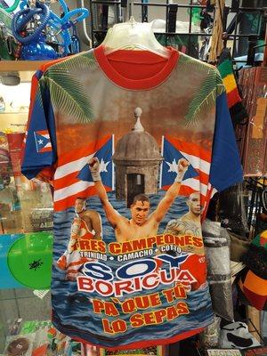 For our fanatic puertorican jerseys and t-shirt hats,car flags, tags with puertorican themes and stickers,p.r mask with theme.