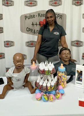 Infant CPR training is a great Baby Shower activity. 

Inquire about scheduling a session today. 
Info@pulse-keepers.com